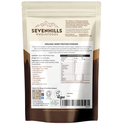 Organic Raw Hemp Protein Powder