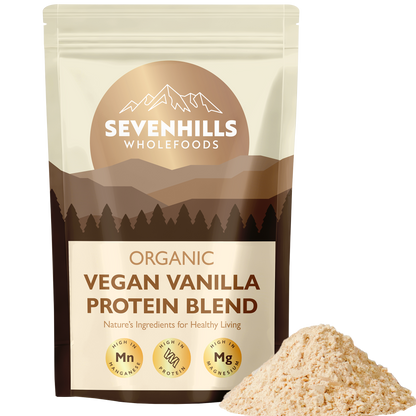 Organic Vanilla Vegan Protein Powder with Ginger