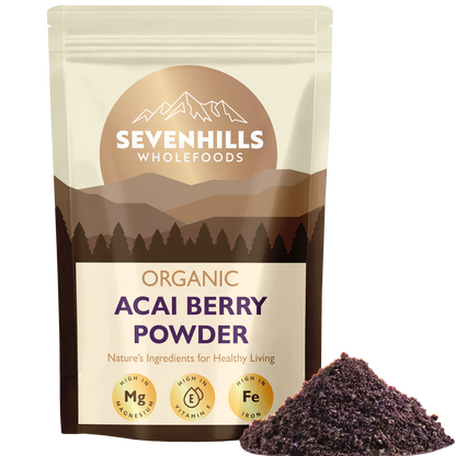 Organic Acai Berry Powder, Freeze-Dried