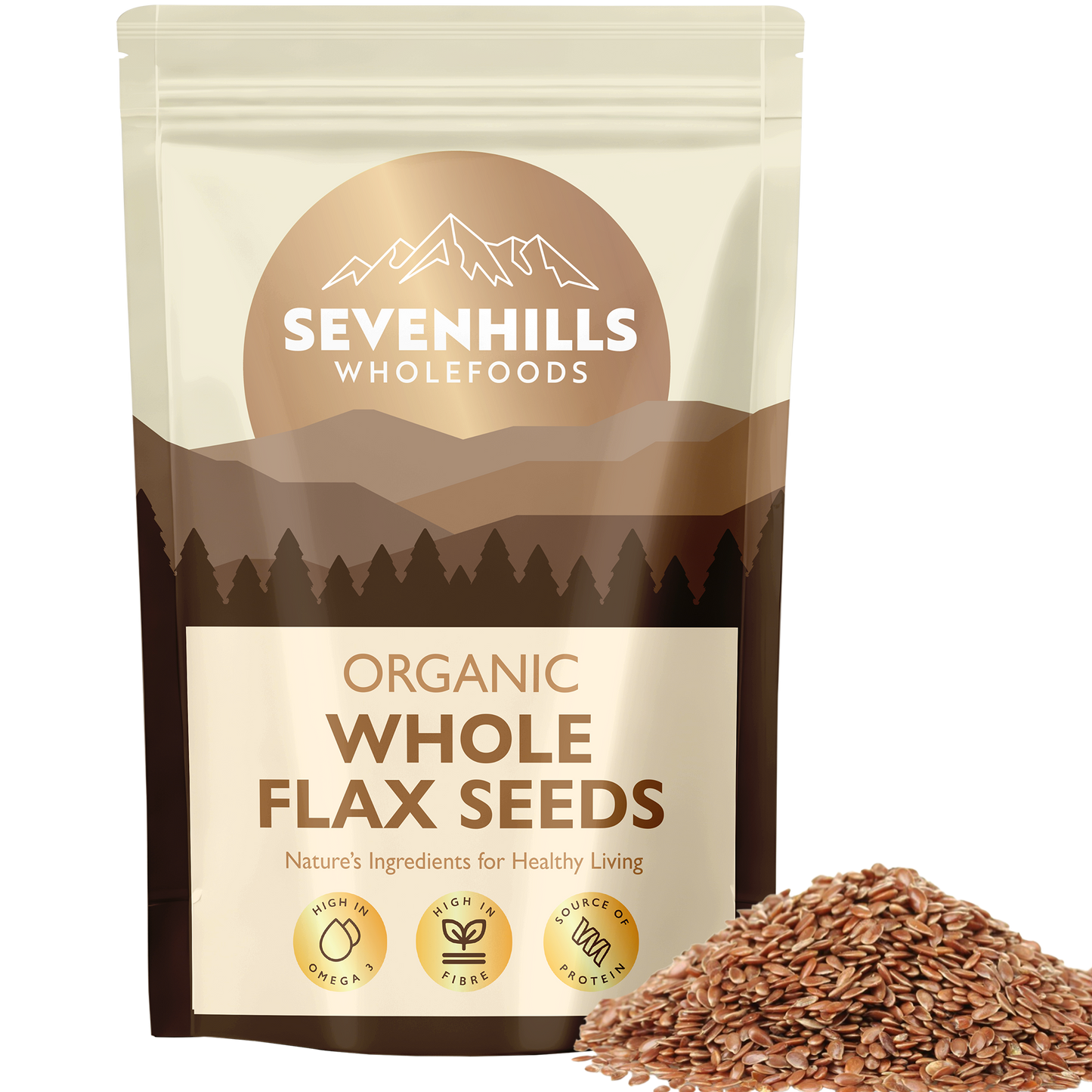 Organic Whole Flax Seeds