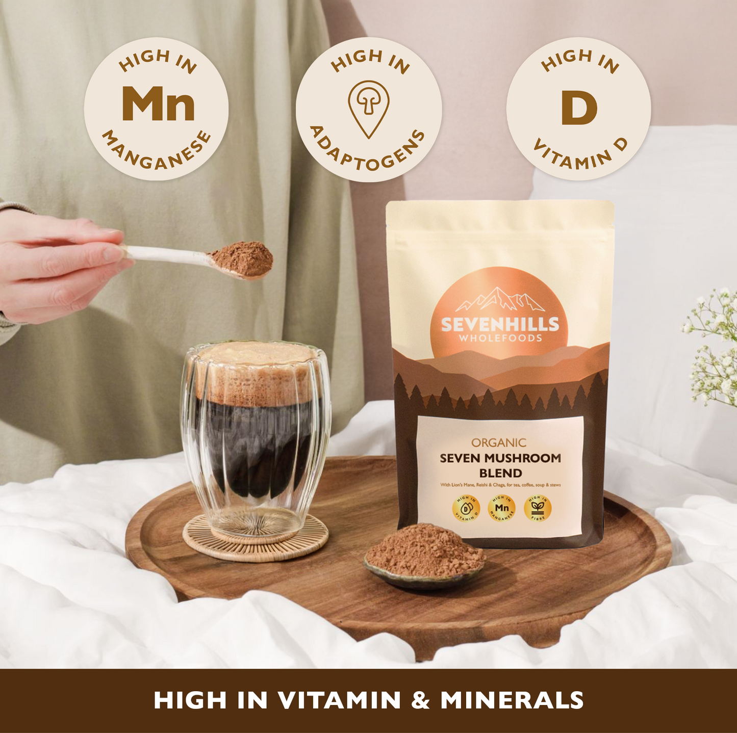 Organic Seven Mushroom Blend