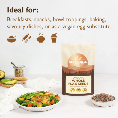 Organic Whole Flax Seeds