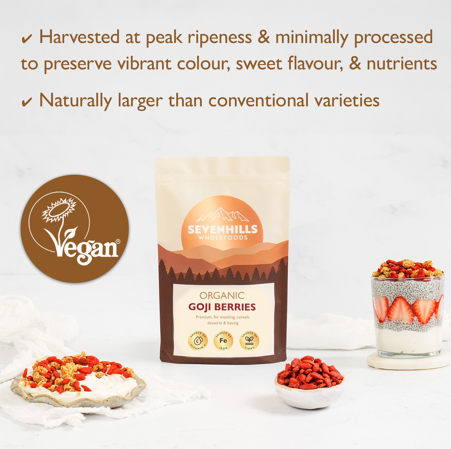 Organic Raw Goji Berries