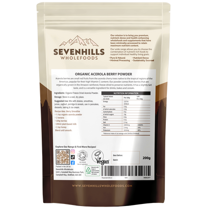 Organic Raw Acerola Powder