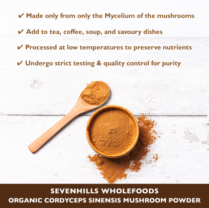 Organic Cordyceps Sinensis Mycelium Powder